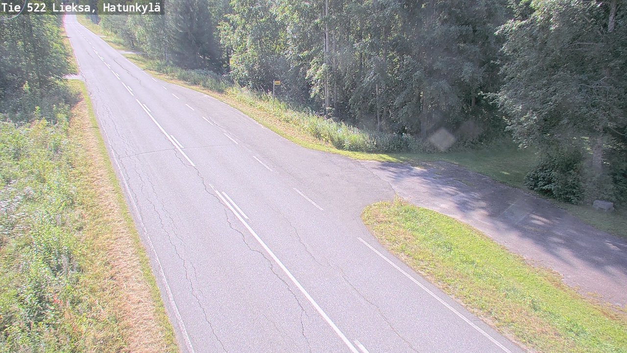 Weather Camera Image Road 522 Lieksa, Hatunkylä, Lieksa, Pohjois-Karjala