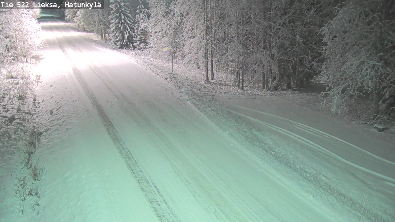 Weather Camera Image Väg 522 Lieksa, Hatunkylä, Lieksa, Pohjois-Karjala