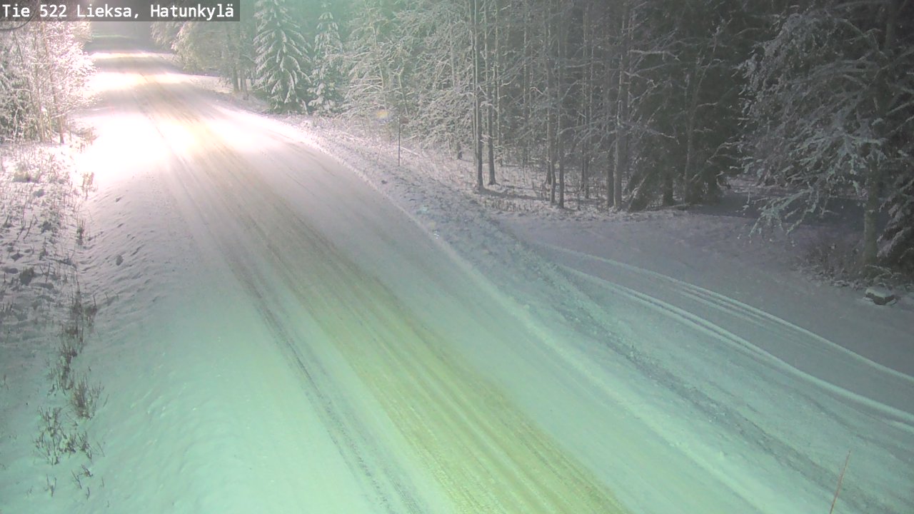 Weather Camera Image Väg 522 Lieksa, Hatunkylä, Lieksa, Pohjois-Karjala