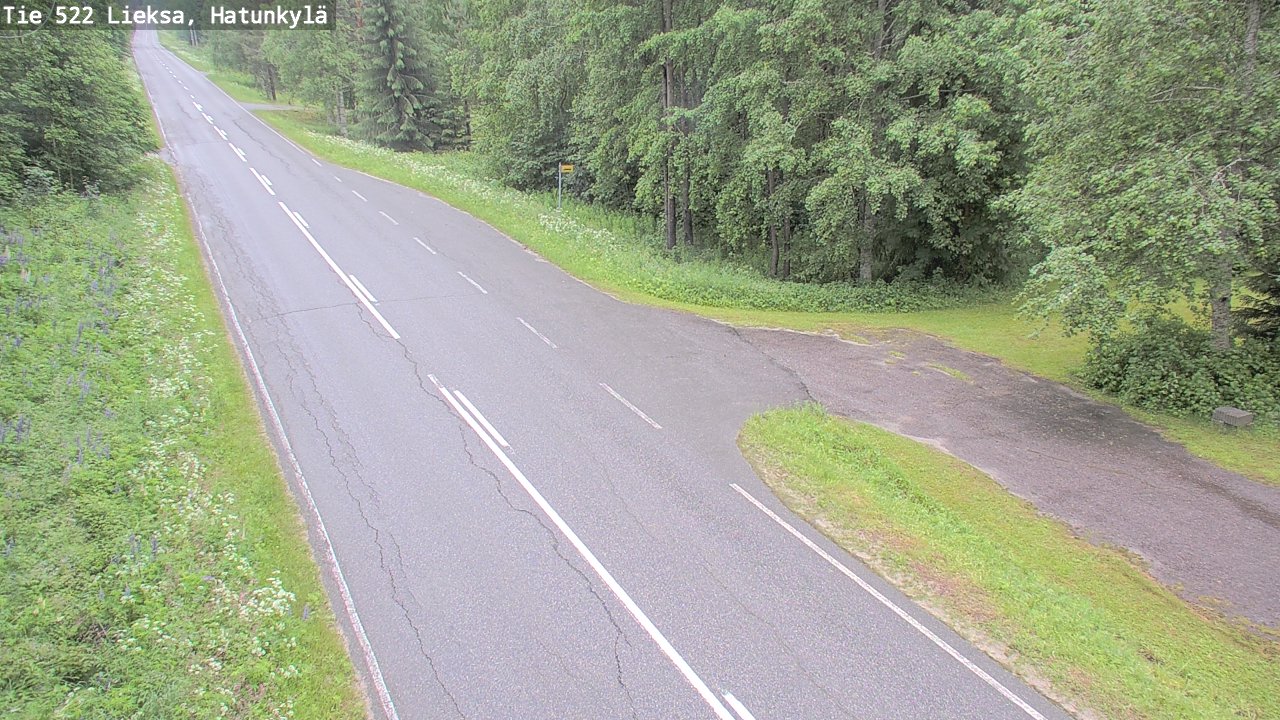 Weather Camera Image Väg 522 Lieksa, Hatunkylä, Lieksa, Pohjois-Karjala