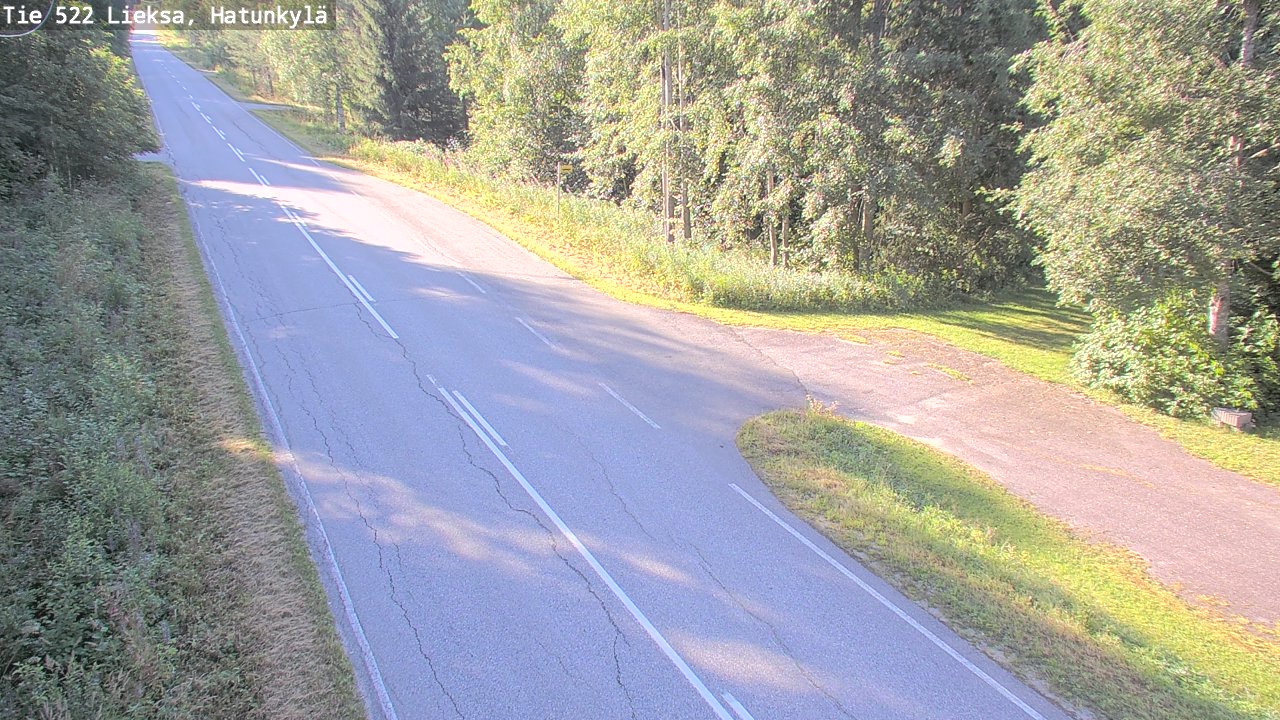 Weather Camera Image Väg 522 Lieksa, Hatunkylä, Lieksa, Pohjois-Karjala