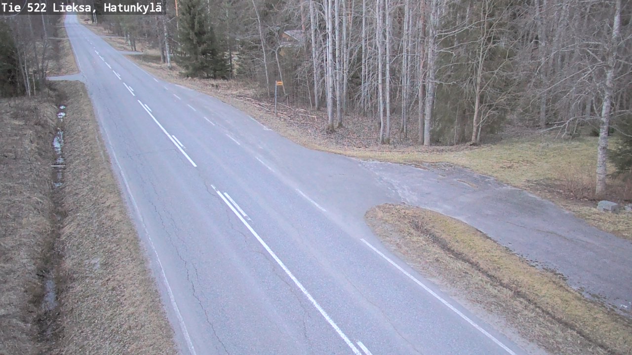 Weather Camera Image Väg 522 Lieksa, Hatunkylä, Lieksa, Pohjois-Karjala