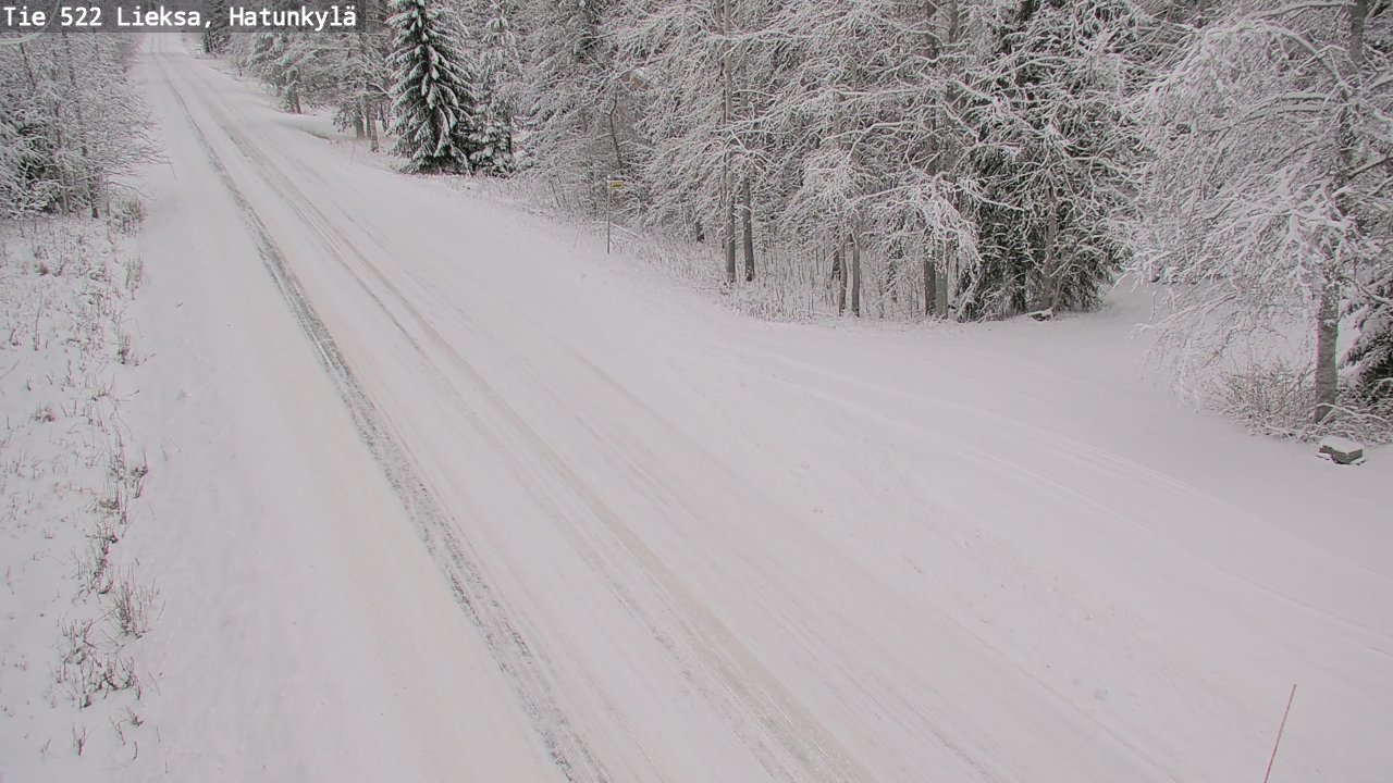 Weather Camera Image Väg 522 Lieksa, Hatunkylä, Lieksa, Pohjois-Karjala