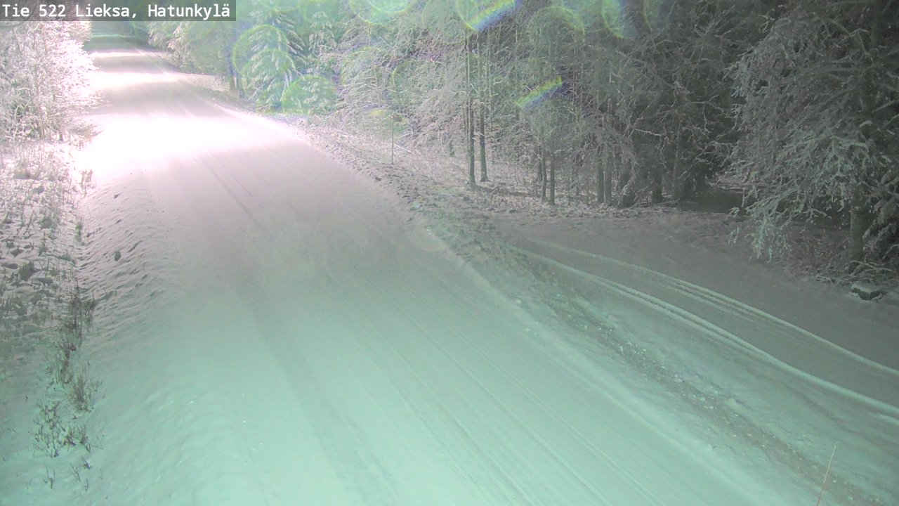 Weather Camera Image Väg 522 Lieksa, Hatunkylä, Lieksa, Pohjois-Karjala
