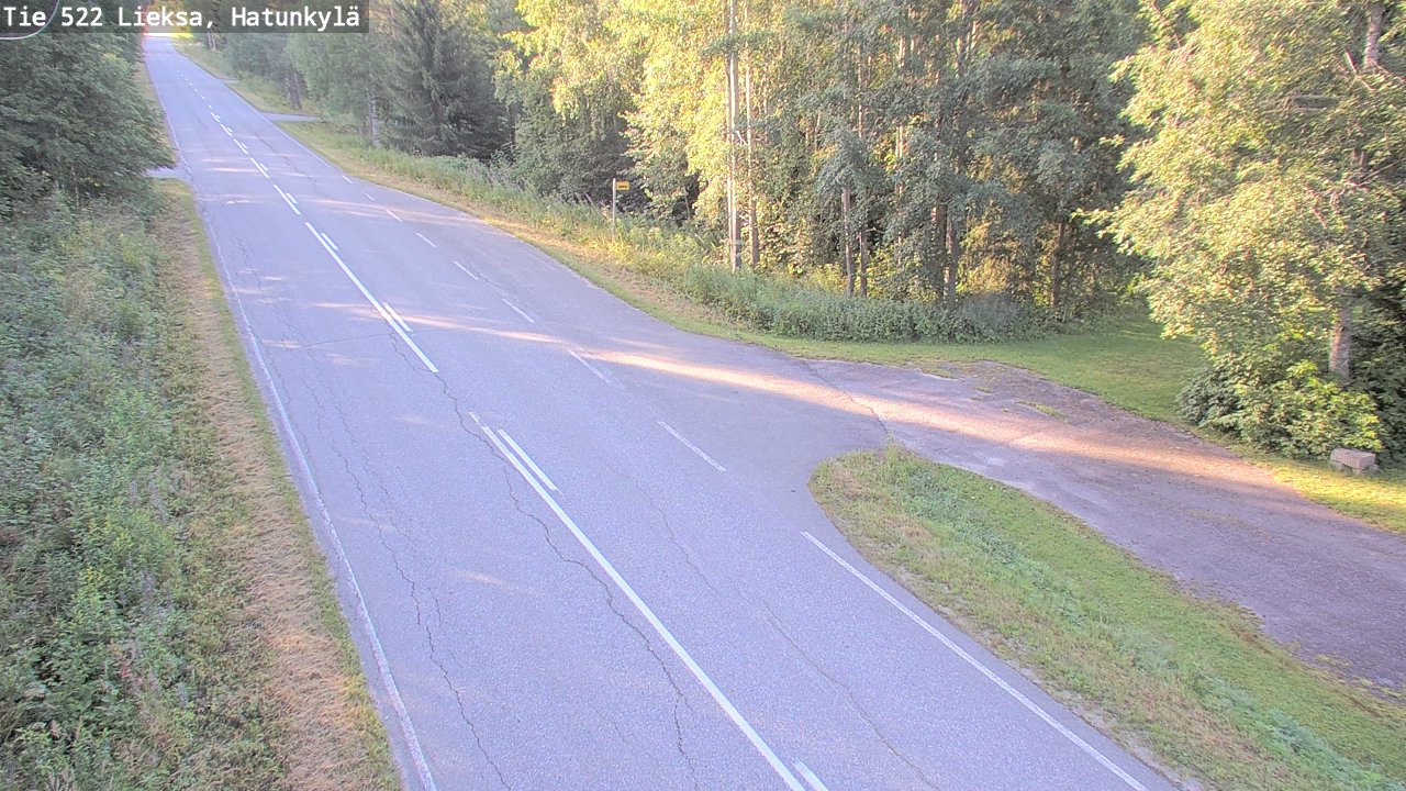 Weather Camera Image Väg 522 Lieksa, Hatunkylä, Lieksa, Pohjois-Karjala