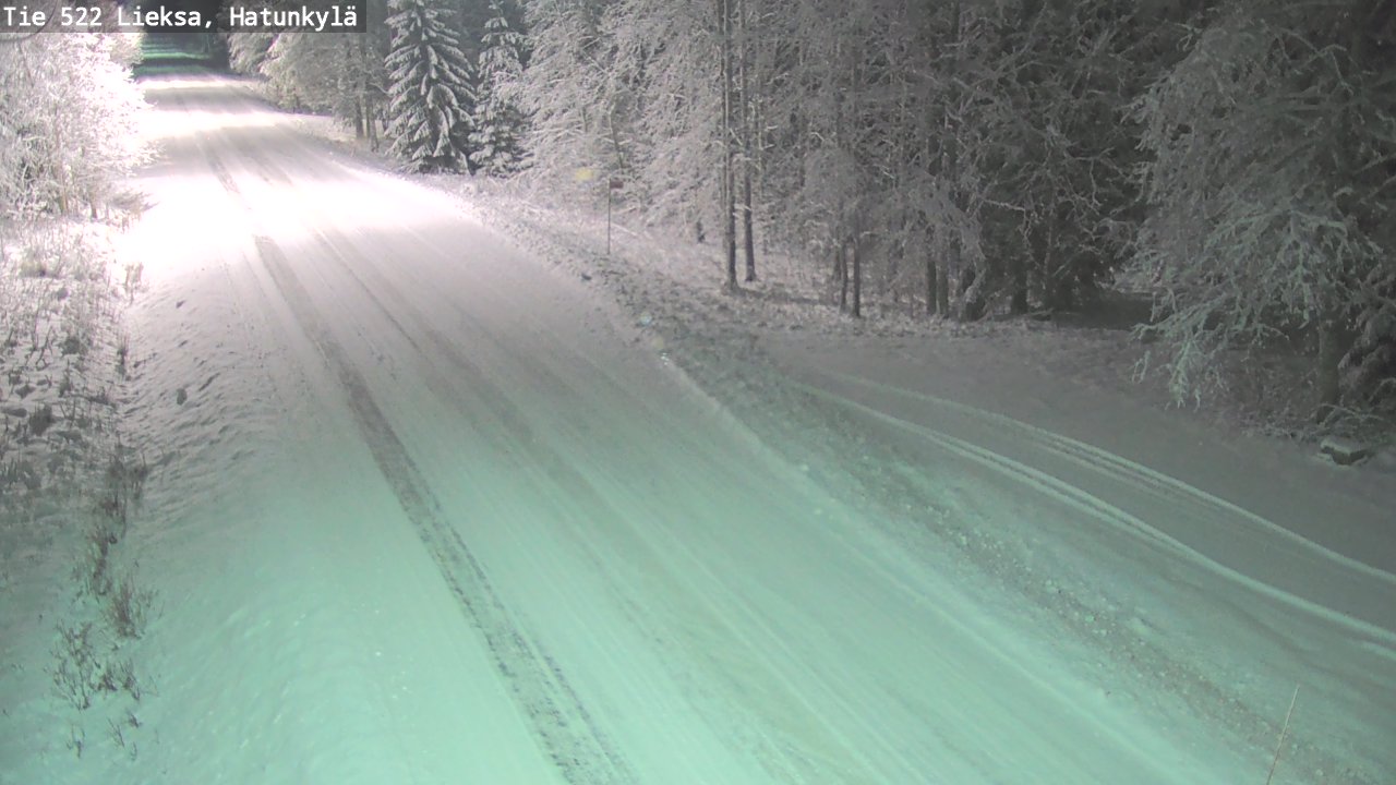 Weather Camera Image Väg 522 Lieksa, Hatunkylä, Lieksa, Pohjois-Karjala