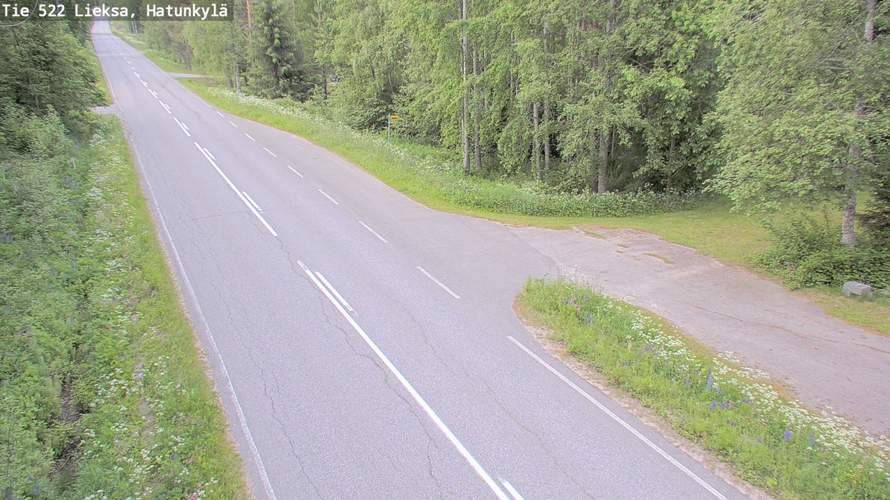 Weather Camera Image Road 522 Lieksa, Hatunkylä, Lieksa, Pohjois-Karjala