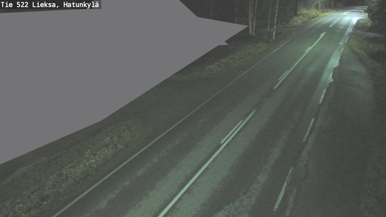 Weather Camera Image Väg 522 Lieksa, Hatunkylä, Lieksa, Pohjois-Karjala