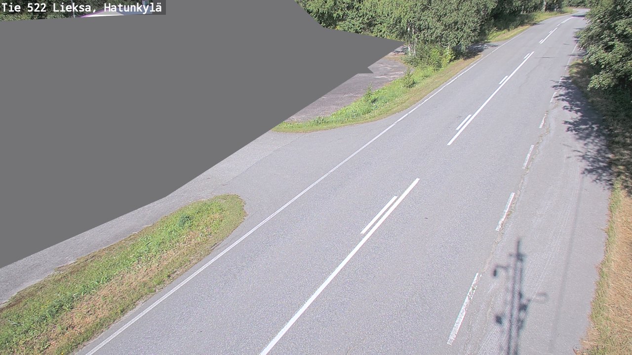 Weather Camera Image Väg 522 Lieksa, Hatunkylä, Lieksa, Pohjois-Karjala