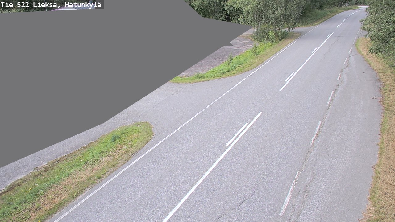 Weather Camera Image Väg 522 Lieksa, Hatunkylä, Lieksa, Pohjois-Karjala