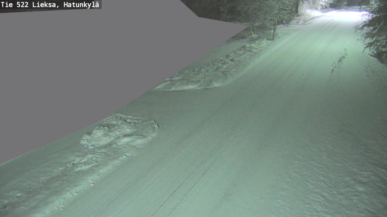 Weather Camera Image Väg 522 Lieksa, Hatunkylä, Lieksa, Pohjois-Karjala