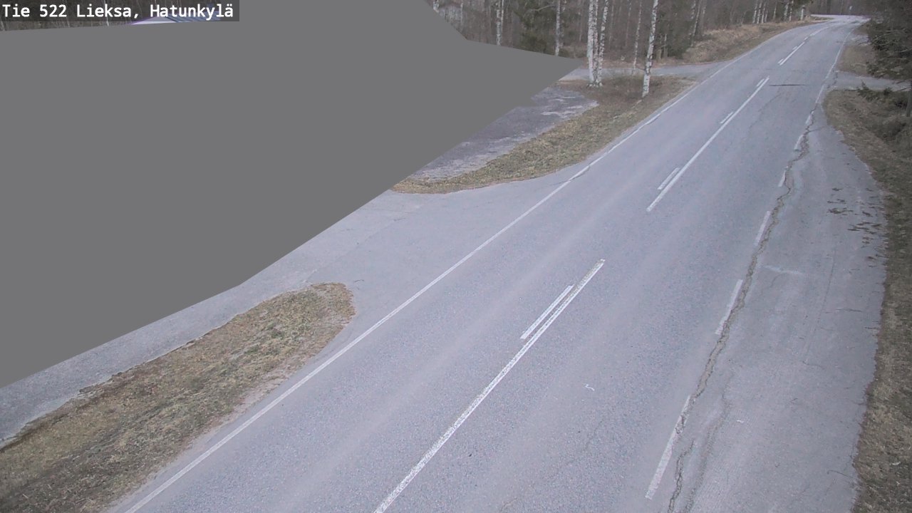 Weather Camera Image Road 522 Lieksa, Hatunkylä, Lieksa, Pohjois-Karjala