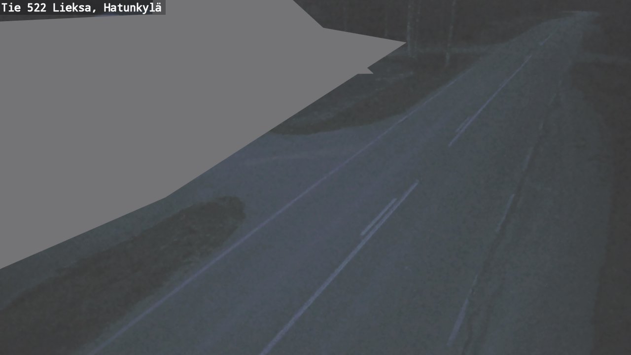 Weather Camera Image Väg 522 Lieksa, Hatunkylä, Lieksa, Pohjois-Karjala