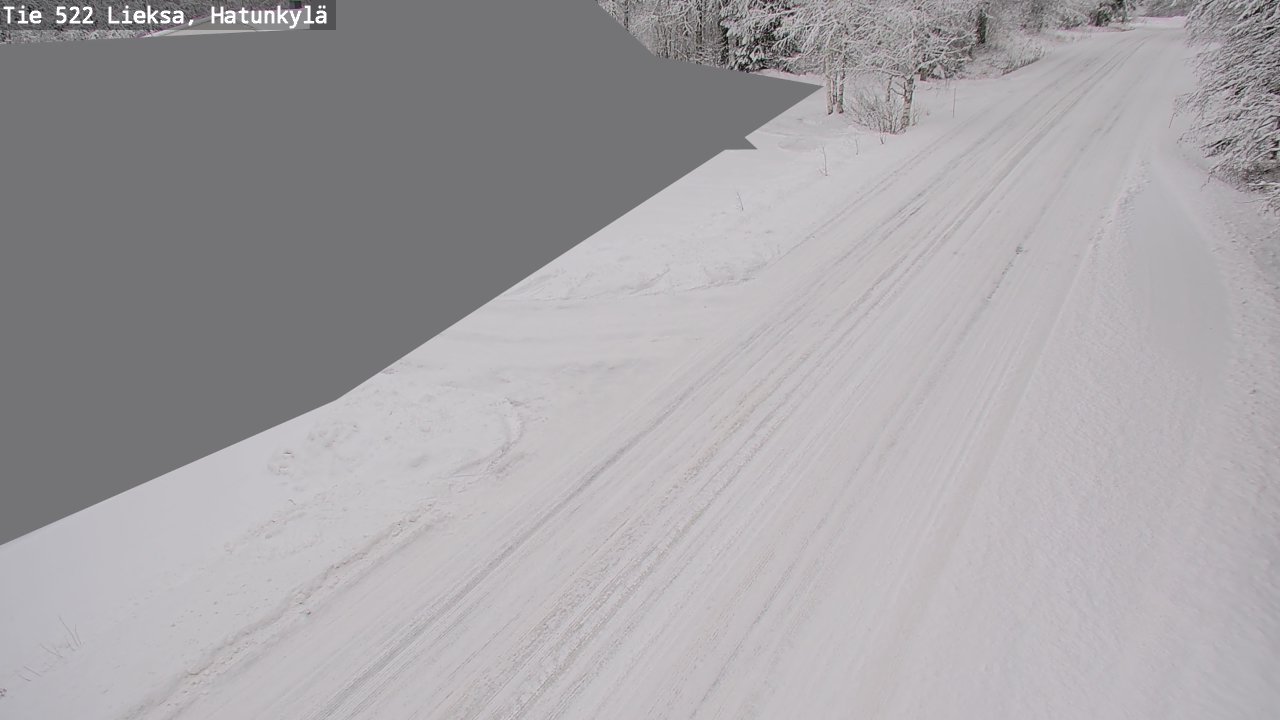 Weather Camera Image Väg 522 Lieksa, Hatunkylä, Lieksa, Pohjois-Karjala