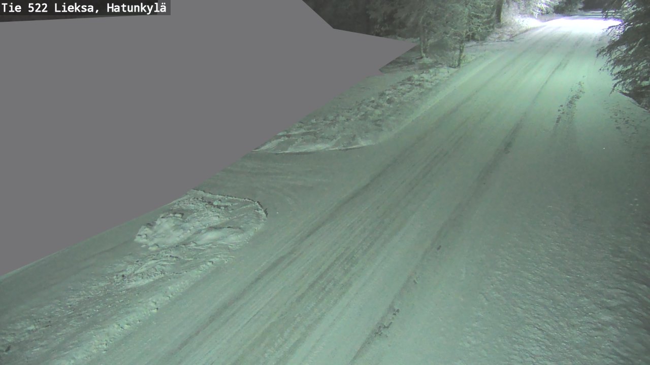 Weather Camera Image Väg 522 Lieksa, Hatunkylä, Lieksa, Pohjois-Karjala