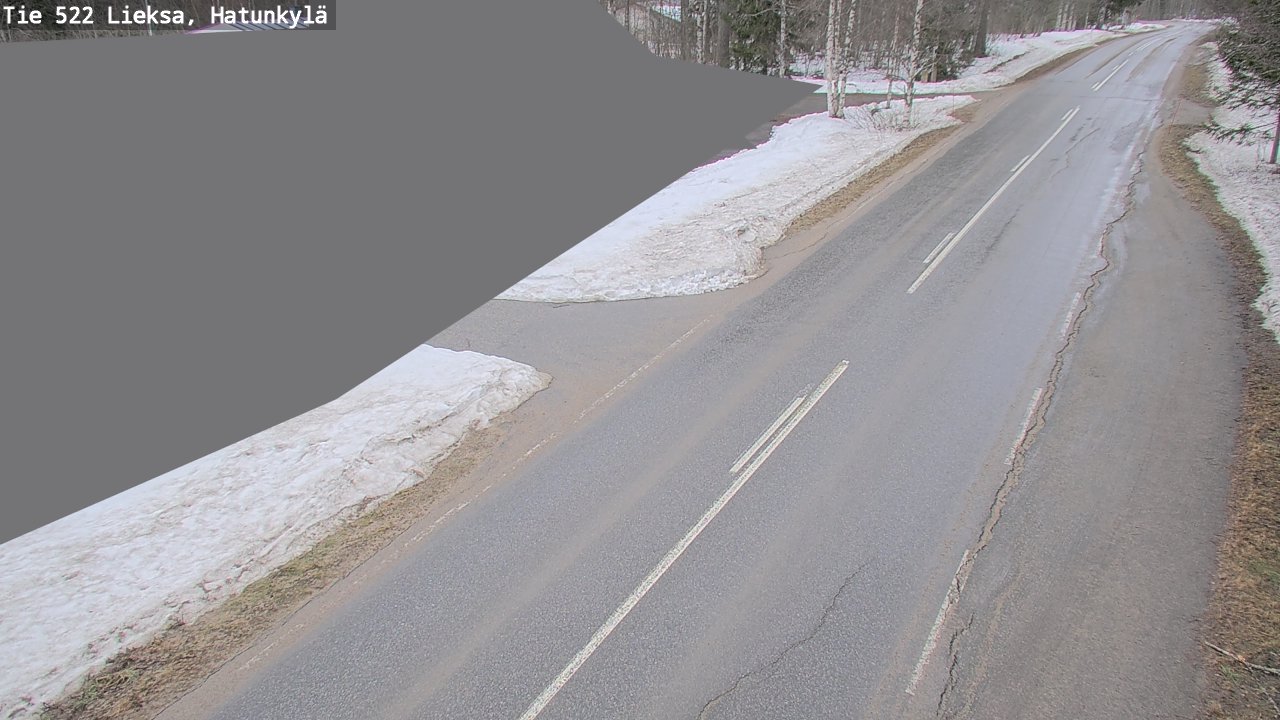 Weather Camera Image Väg 522 Lieksa, Hatunkylä, Lieksa, Pohjois-Karjala