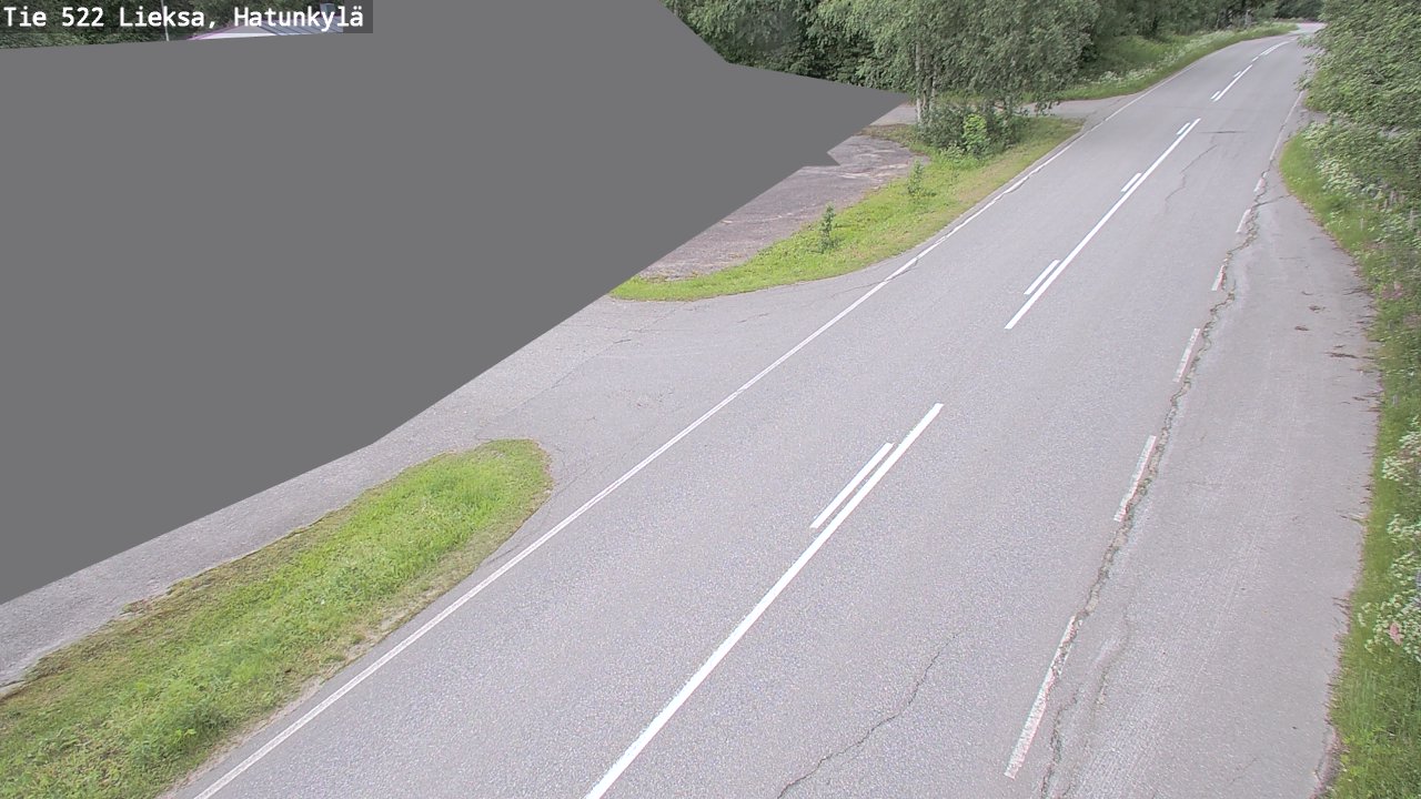 Weather Camera Image Road 522 Lieksa, Hatunkylä, Lieksa, Pohjois-Karjala