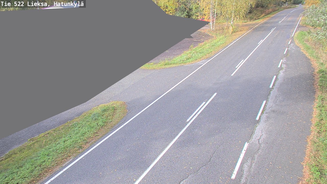 Weather Camera Image Road 522 Lieksa, Hatunkylä, Lieksa, Pohjois-Karjala