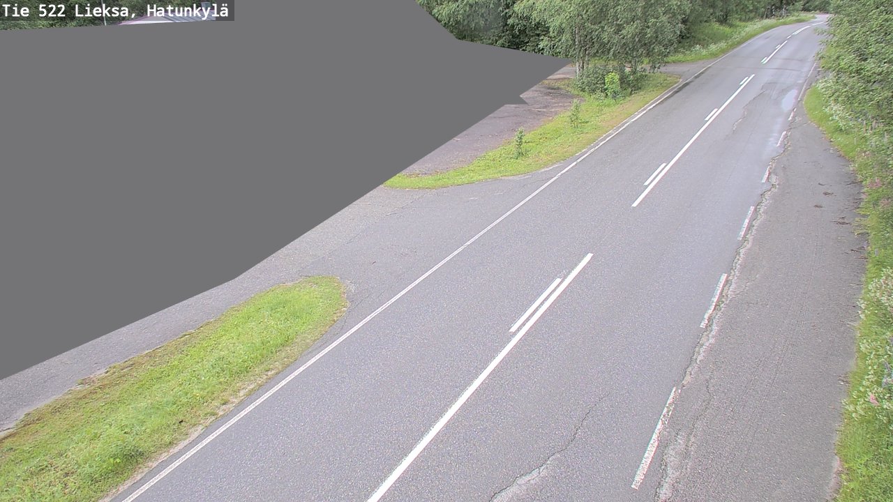 Weather Camera Image Road 522 Lieksa, Hatunkylä, Lieksa, Pohjois-Karjala
