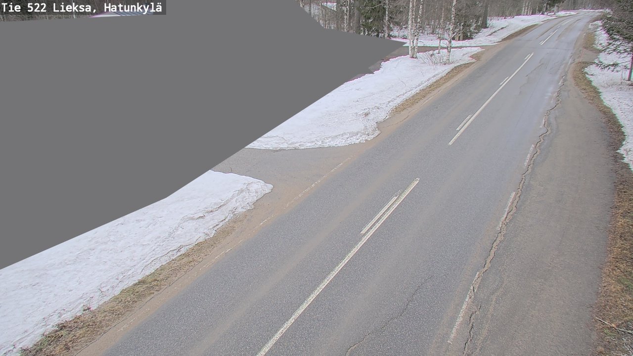 Weather Camera Image Road 522 Lieksa, Hatunkylä, Lieksa, Pohjois-Karjala