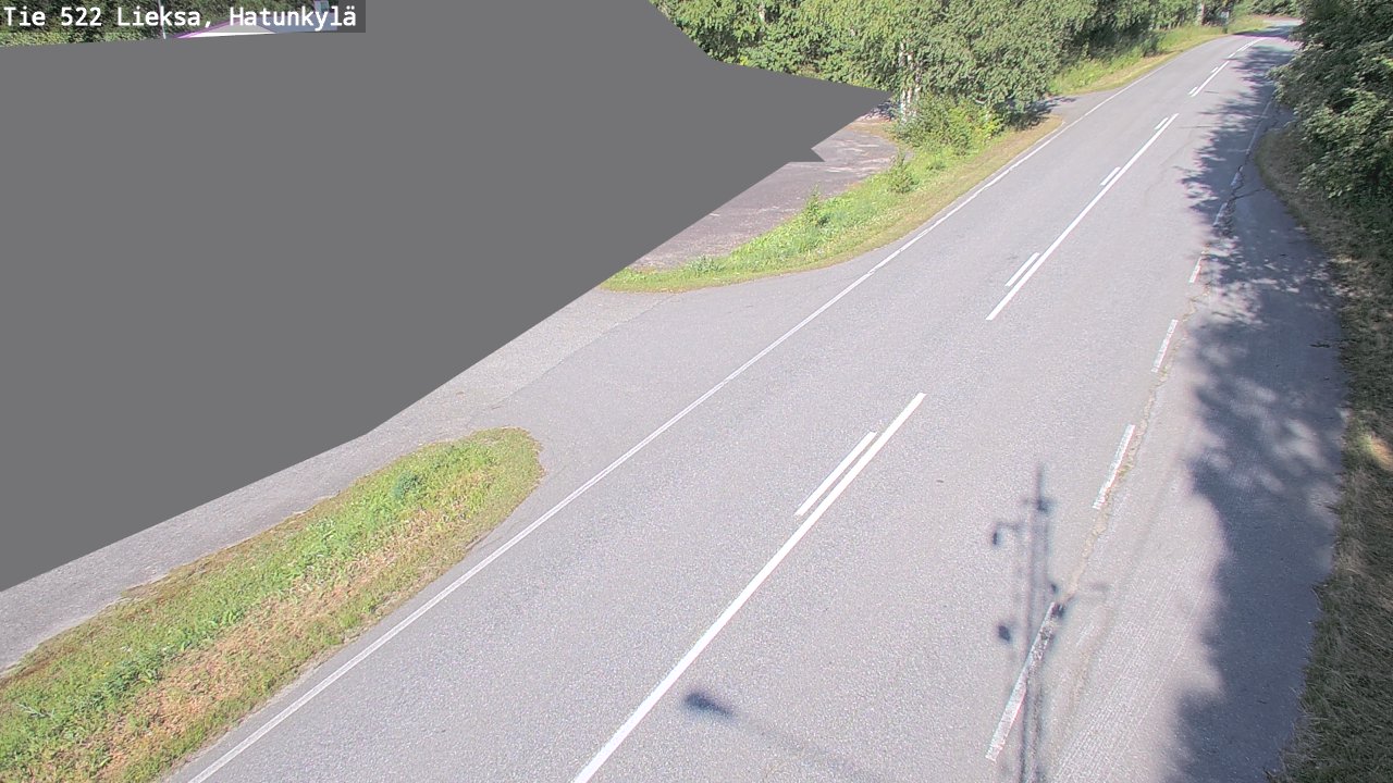 Weather Camera Image Väg 522 Lieksa, Hatunkylä, Lieksa, Pohjois-Karjala