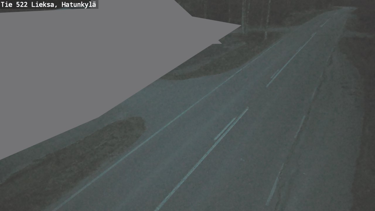 Weather Camera Image Väg 522 Lieksa, Hatunkylä, Lieksa, Pohjois-Karjala