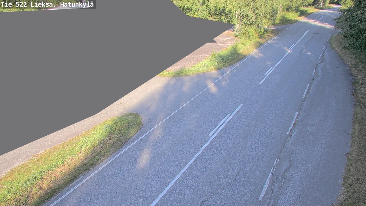 Weather Camera Image Väg 522 Lieksa, Hatunkylä, Lieksa, Pohjois-Karjala