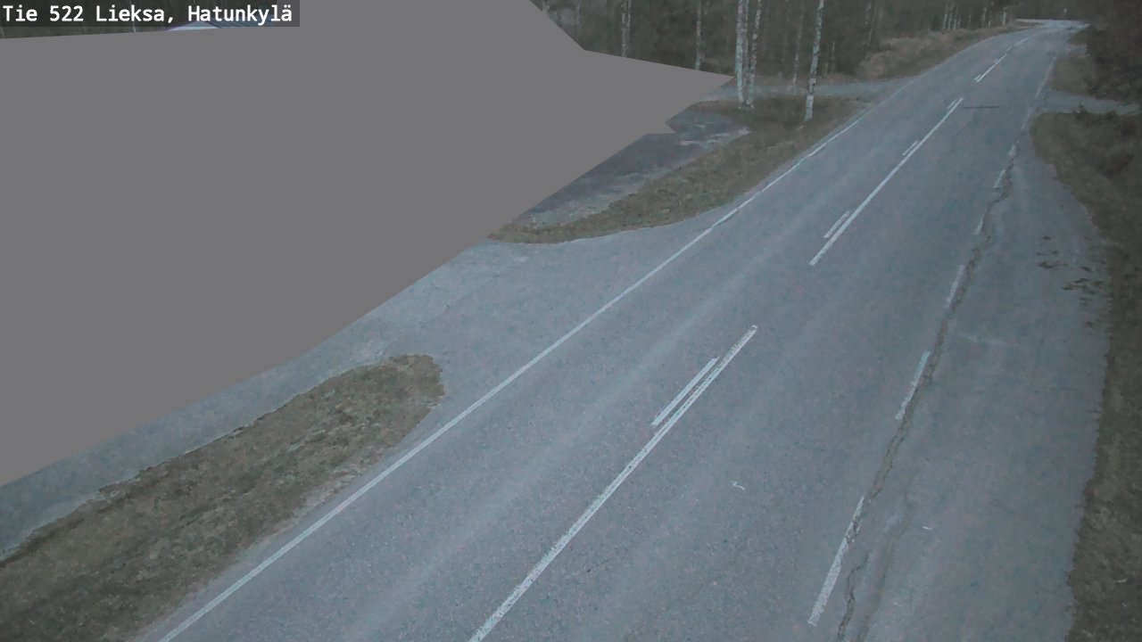 Weather Camera Image Väg 522 Lieksa, Hatunkylä, Lieksa, Pohjois-Karjala