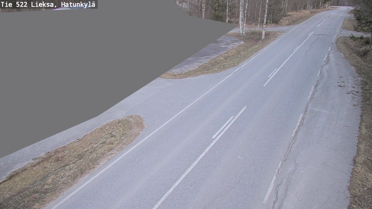 Weather Camera Image Road 522 Lieksa, Hatunkylä, Lieksa, Pohjois-Karjala