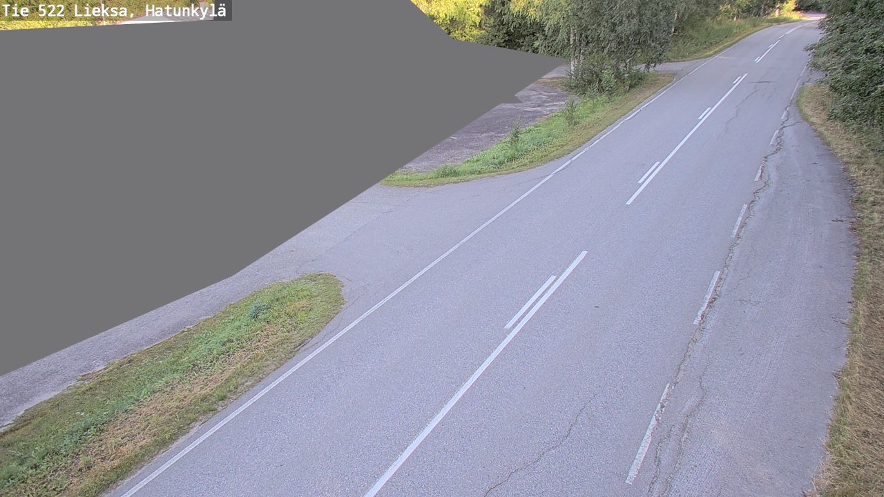 Weather Camera Image Road 522 Lieksa, Hatunkylä, Lieksa, Pohjois-Karjala