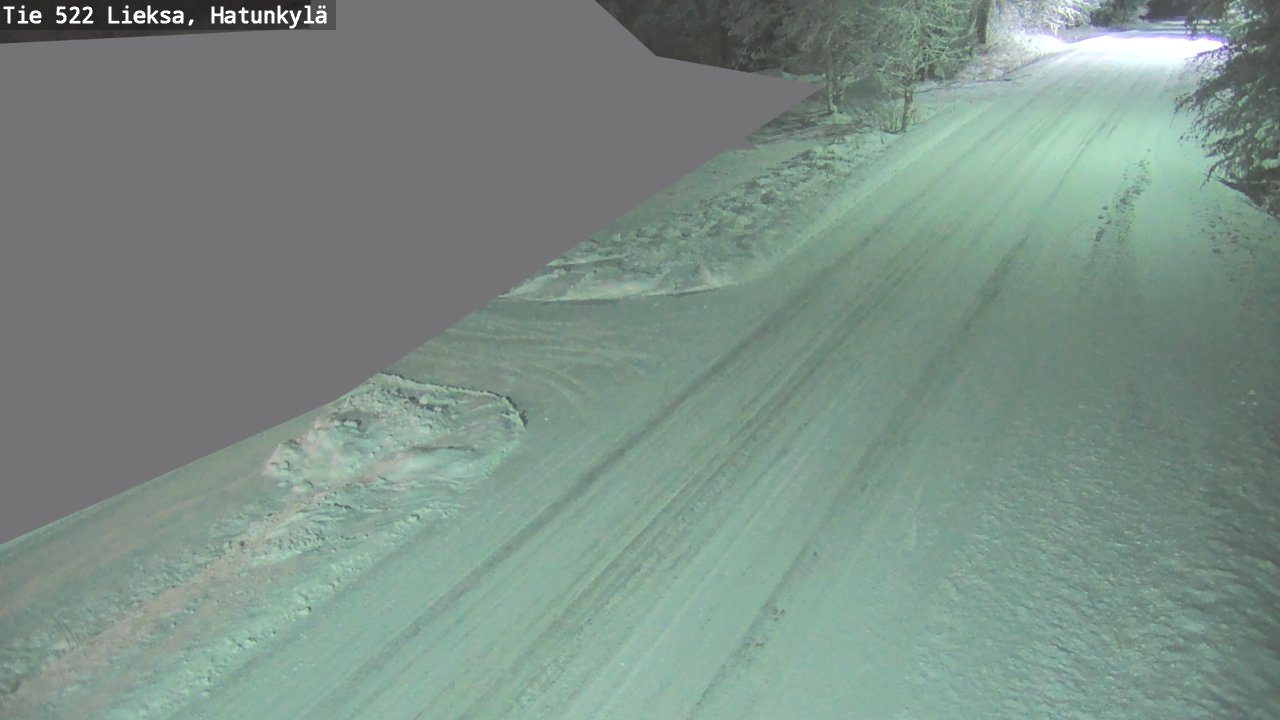 Weather Camera Image Väg 522 Lieksa, Hatunkylä, Lieksa, Pohjois-Karjala