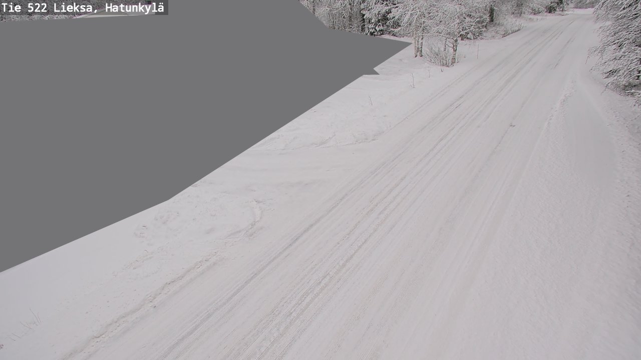 Weather Camera Image Väg 522 Lieksa, Hatunkylä, Lieksa, Pohjois-Karjala