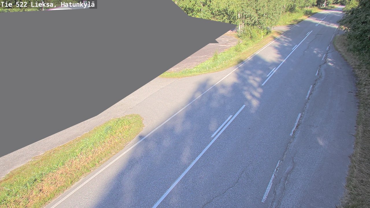 Weather Camera Image Väg 522 Lieksa, Hatunkylä, Lieksa, Pohjois-Karjala