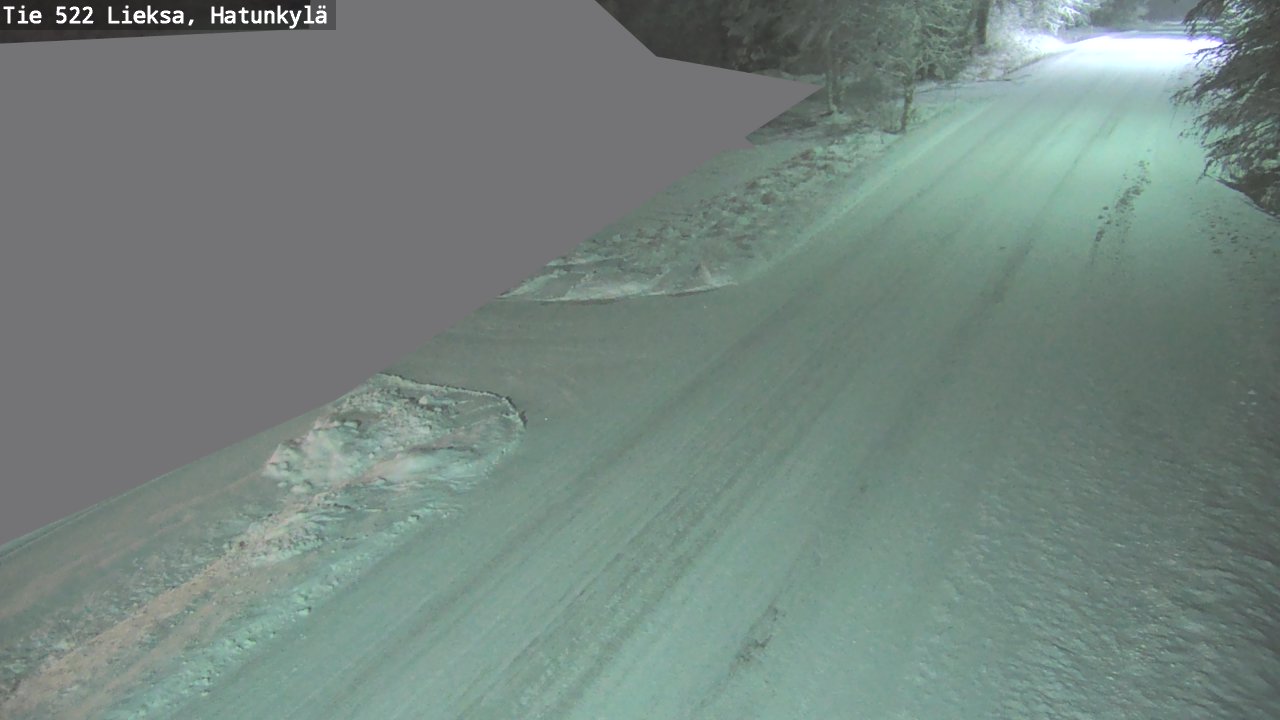 Weather Camera Image Väg 522 Lieksa, Hatunkylä, Lieksa, Pohjois-Karjala