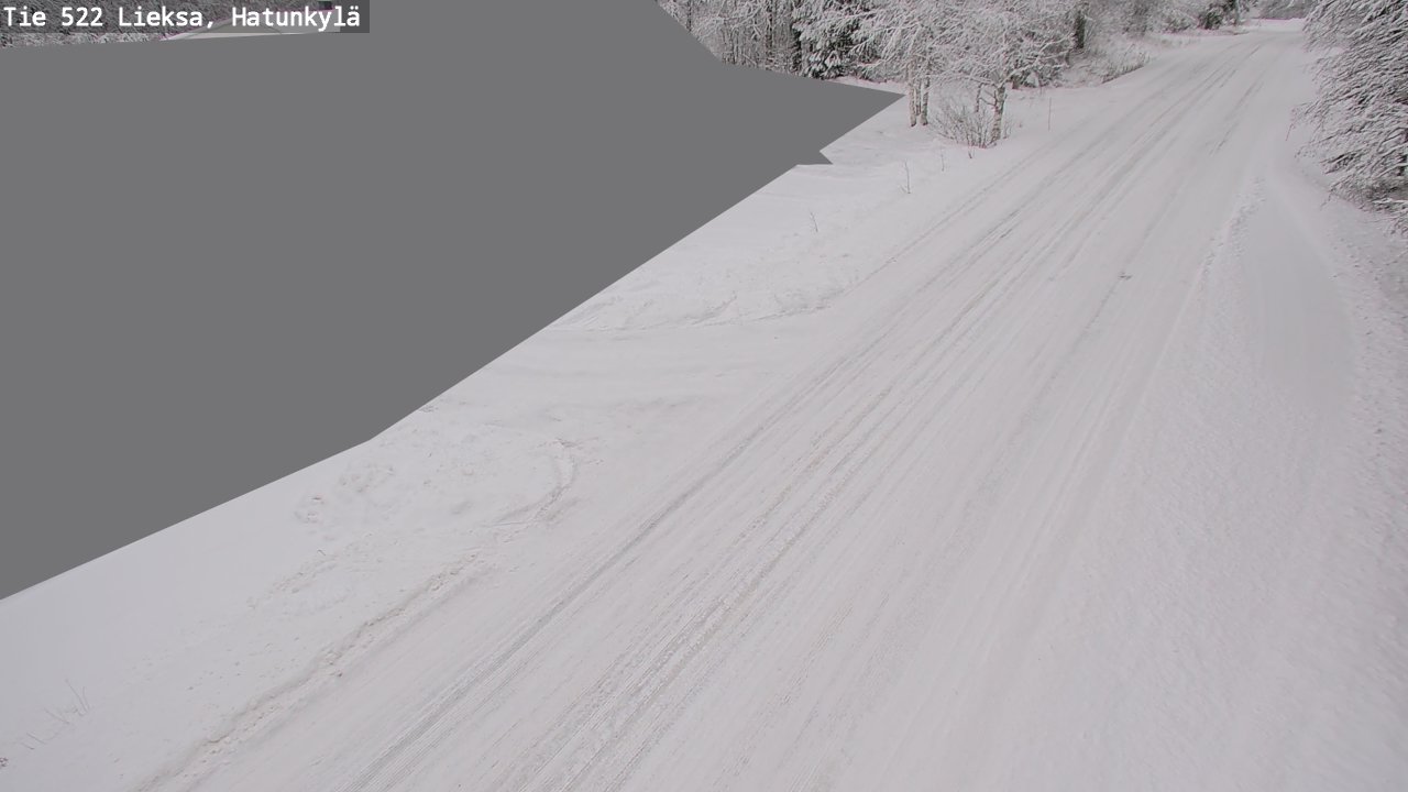 Weather Camera Image Väg 522 Lieksa, Hatunkylä, Lieksa, Pohjois-Karjala