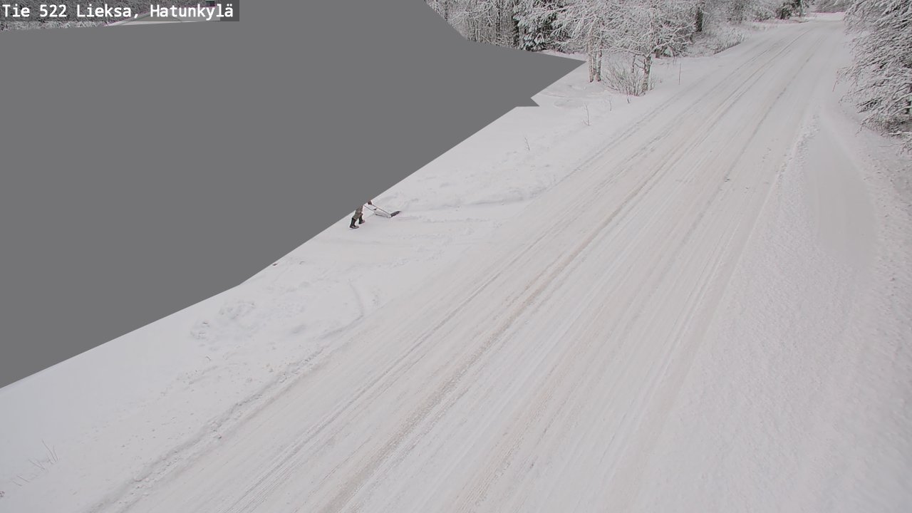 Weather Camera Image Väg 522 Lieksa, Hatunkylä, Lieksa, Pohjois-Karjala