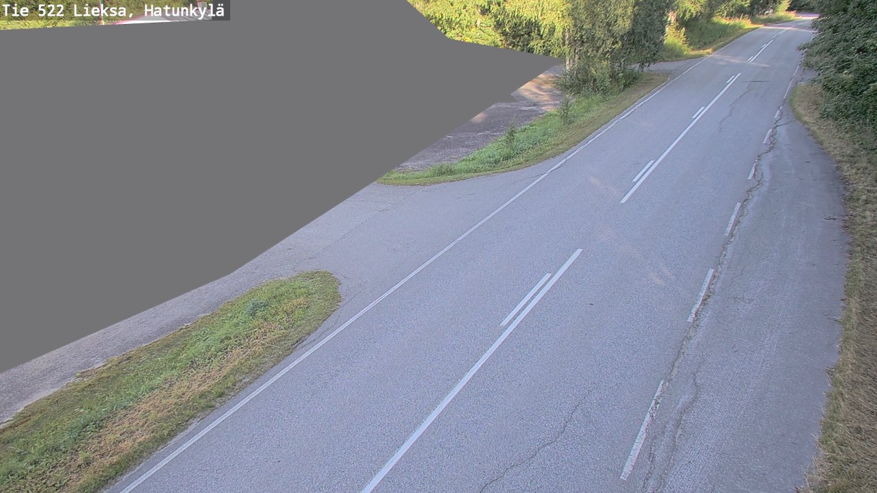 Weather Camera Image Road 522 Lieksa, Hatunkylä, Lieksa, Pohjois-Karjala