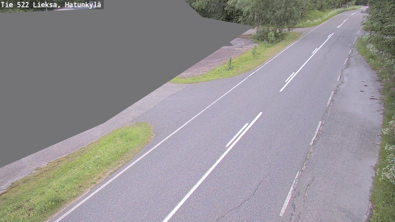 Weather Camera Image Road 522 Lieksa, Hatunkylä, Lieksa, Pohjois-Karjala