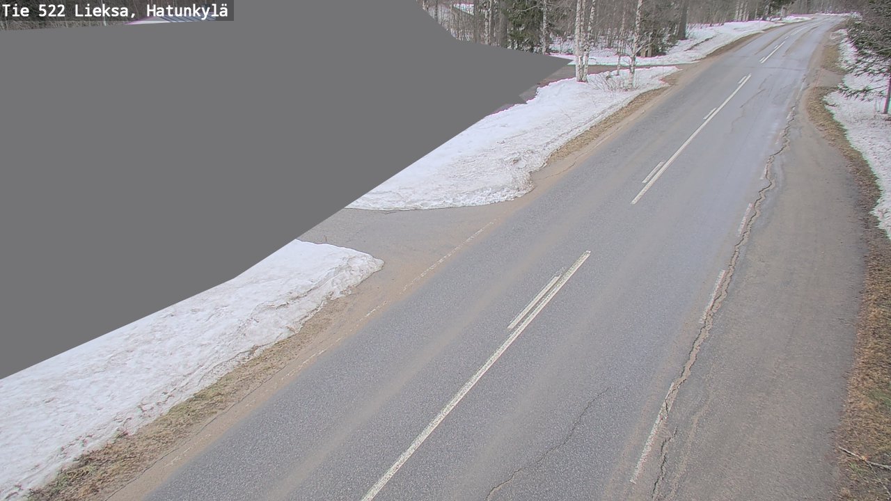 Weather Camera Image Road 522 Lieksa, Hatunkylä, Lieksa, Pohjois-Karjala