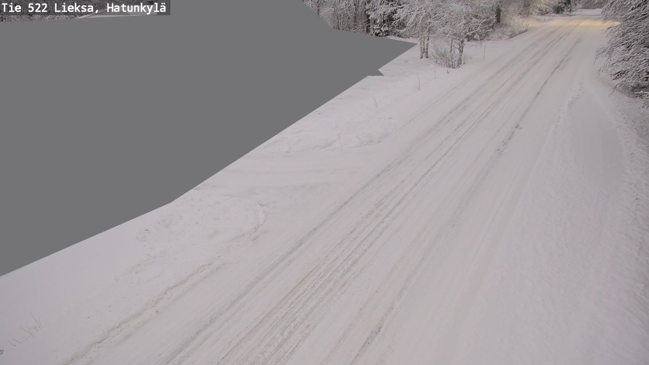 Weather Camera Image Väg 522 Lieksa, Hatunkylä, Lieksa, Pohjois-Karjala