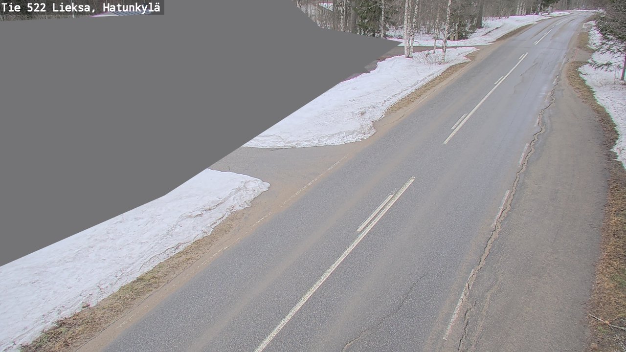 Weather Camera Image Road 522 Lieksa, Hatunkylä, Lieksa, Pohjois-Karjala