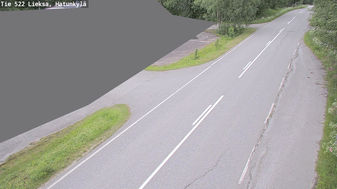 Weather Camera Image Road 522 Lieksa, Hatunkylä, Lieksa, Pohjois-Karjala