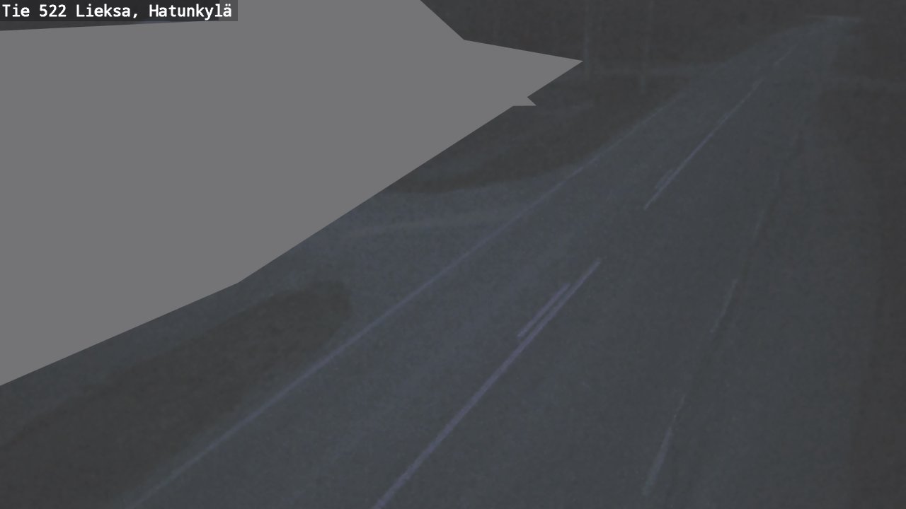 Weather Camera Image Väg 522 Lieksa, Hatunkylä, Lieksa, Pohjois-Karjala