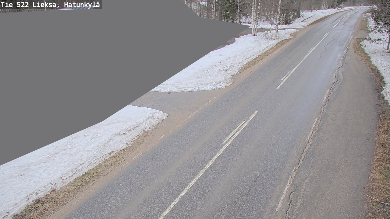 Weather Camera Image Road 522 Lieksa, Hatunkylä, Lieksa, Pohjois-Karjala