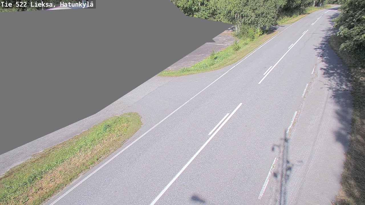 Weather Camera Image Väg 522 Lieksa, Hatunkylä, Lieksa, Pohjois-Karjala