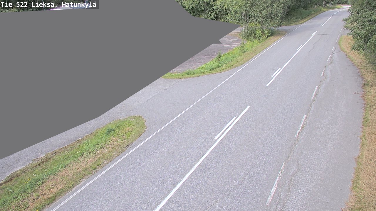 Weather Camera Image Väg 522 Lieksa, Hatunkylä, Lieksa, Pohjois-Karjala