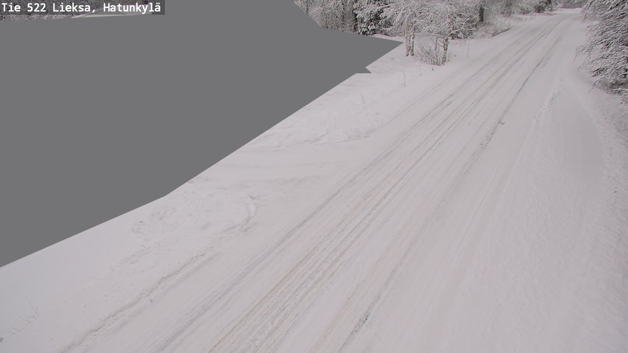 Weather Camera Image Väg 522 Lieksa, Hatunkylä, Lieksa, Pohjois-Karjala