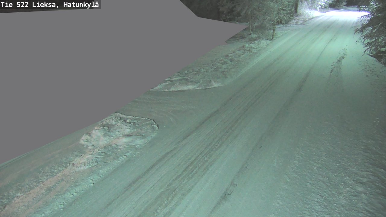 Weather Camera Image Väg 522 Lieksa, Hatunkylä, Lieksa, Pohjois-Karjala