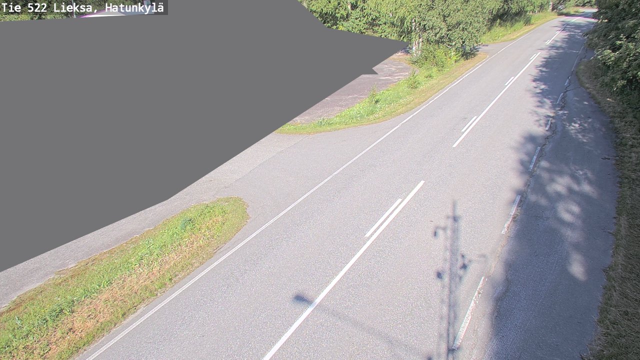 Weather Camera Image Väg 522 Lieksa, Hatunkylä, Lieksa, Pohjois-Karjala