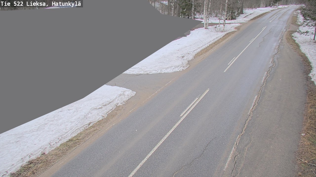 Weather Camera Image Road 522 Lieksa, Hatunkylä, Lieksa, Pohjois-Karjala